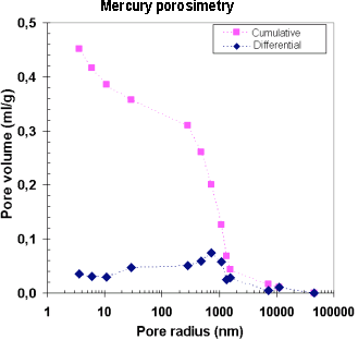 Mercury-porosimetric studies